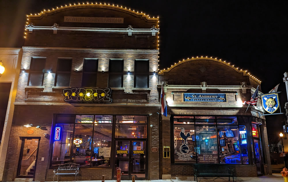 Beercade and St. Andrews Exterior on Maple Street